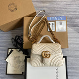 Front view of premium modern women's handbag – women's designer-style accessory