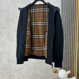 Close-up of Burberry designer clothing craftsmanship