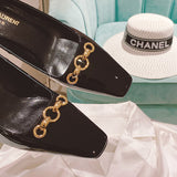 Saint Laurent shoes front view designer style