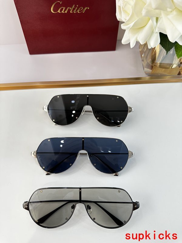 Lifestyle view of Cartier unisex sunglasses