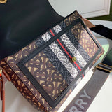 Chic Vegan Leather Handbag - Statement Silhouette | Women's Fashion Handbag #1113 - hardware and detail close-up (image 5) of designer-inspired handbag