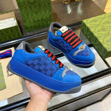 Gucci stone beige luxury sneakers view 10 chunky sole construction