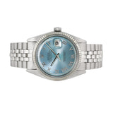 Front view of Rolex men's watch