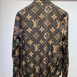 Side profile of Louis Vuitton cotton t-shirt with signature branding