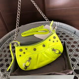 Front view of classic everyday-luxe women's handbag – women's luxury handbag