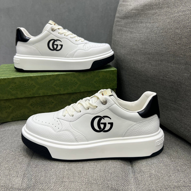 Gucci bold contrast luxury sneakers view 6 streetwear statement look