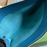 Close-up detail of sleek modern women's handbag – women's luxury accessory