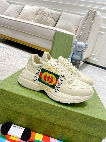 Gucci bold contrast luxury sneakers view 11 sleek tonal finish