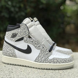 Nike Luxury sneakers in clean off-white padded collar comfort front view