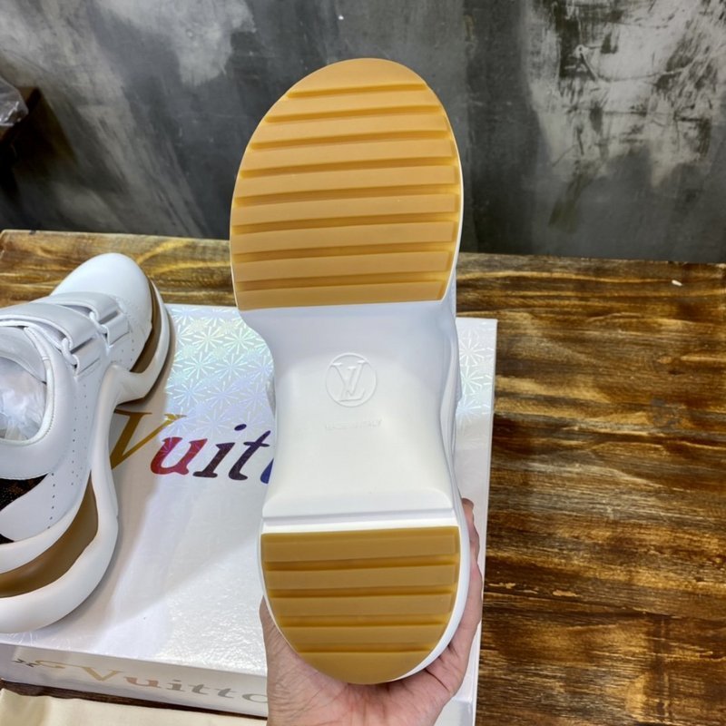 Louis Vuitton luxury shoes detail shot