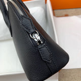 Close-up detail of sophisticated bag design