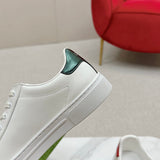 Gucci crisp white luxury sneakers view 8 cushioned comfort fit