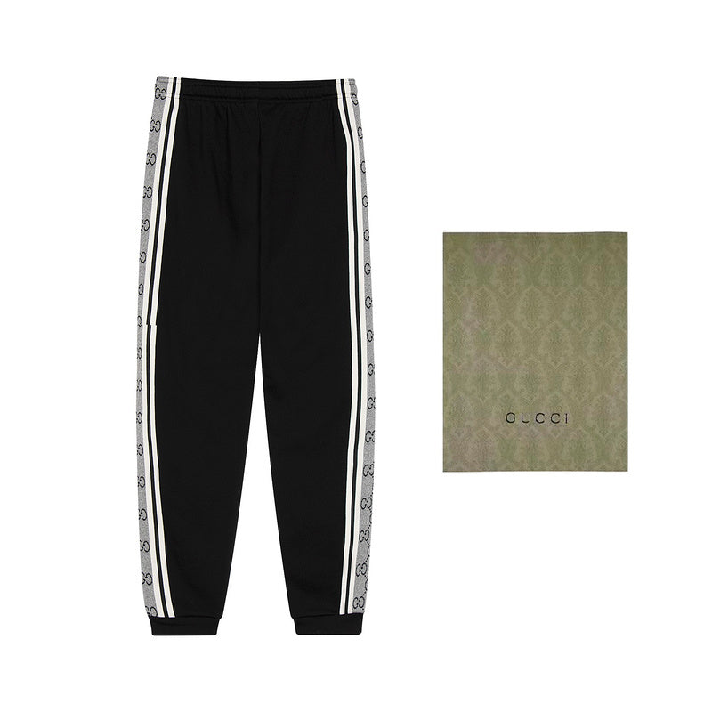 Front view of Gucci luxury clothing with tailored silhouette