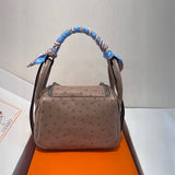  chic satchel detail view showing craftsmanship