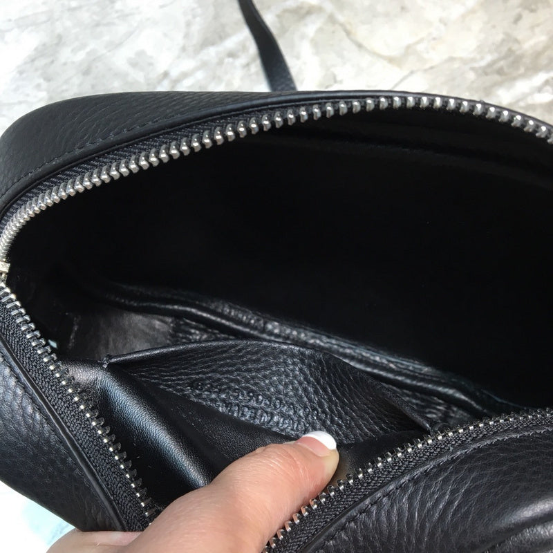 Statement Premium PU Leather Handbag - Polished Finish | Women's Everyday Carry Handbag #811 - texture close-up (image 9) of designer-inspired handbag