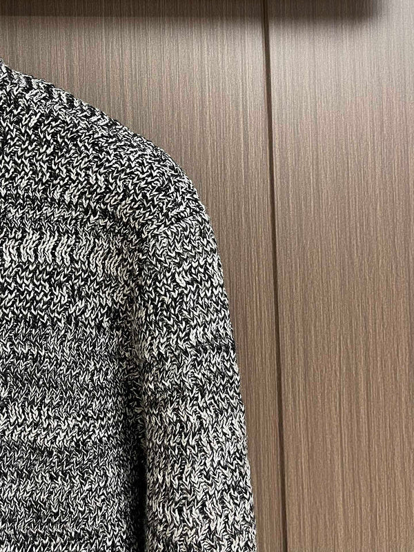 Full styled look of Louis Vuitton luxury clothing with logo-detail design