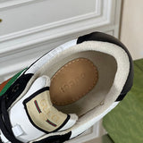 Gucci sneakers detailed view showing premium designer craftsmanship