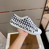 Burberry Tan Loafer Flats - Heel Detail View