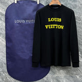 Back view of Louis Vuitton luxury clothing with streetwear-inspired cut