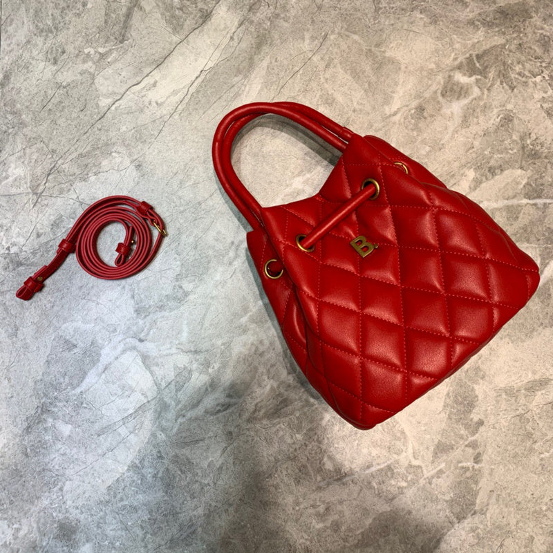 Statement Faux Leather Handbag - Premium Craftsmanship Detailing | Women's Premium Handbag #794 - front view (image 1) of designer-inspired handbag