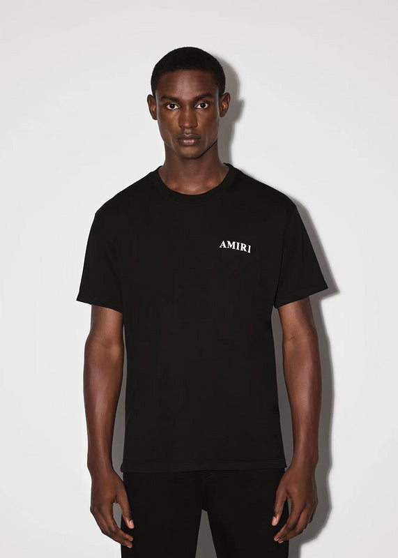 Amiri luxury t-shirt detail shot