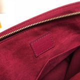 Side profile of sleek classic women's handbag – women's premium purse