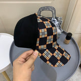 Front view of Burberry unisex cap