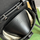 Side profile of elevated structured women's handbag – women's designer-style accessory