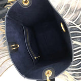 Front view of modern structured women's handbag – women's luxury handbag