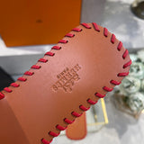 Hermès Chocolate Brown Pointed-Toe Stiletto Heels - Toe Detail View