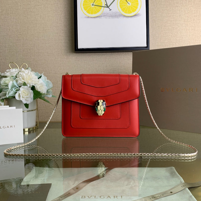 Timeless Vegan Leather Handbag - Polished Finish | Women's Fashion Handbag #1679 - front view (image 1) of designer-inspired handbag