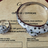 Side view of Cartier unisex jewelry piece
