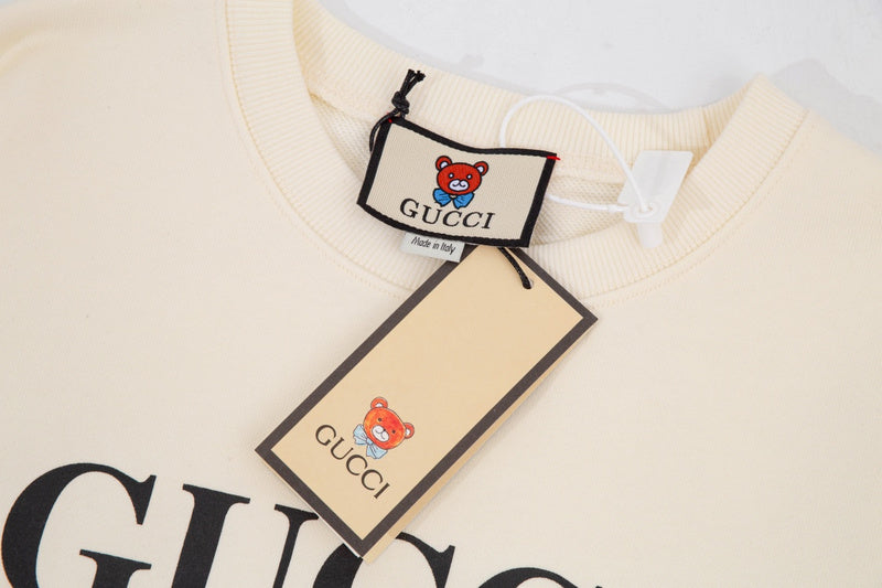 Full styled look of Gucci luxury clothing with everyday silhouette