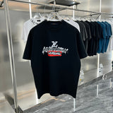 Back view of Louis Vuitton cotton t-shirt with monogram-inspired silhouette