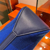 Close-up detail of polished bag design