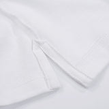 Side profile of Polo cotton polo shirt with signature branding
