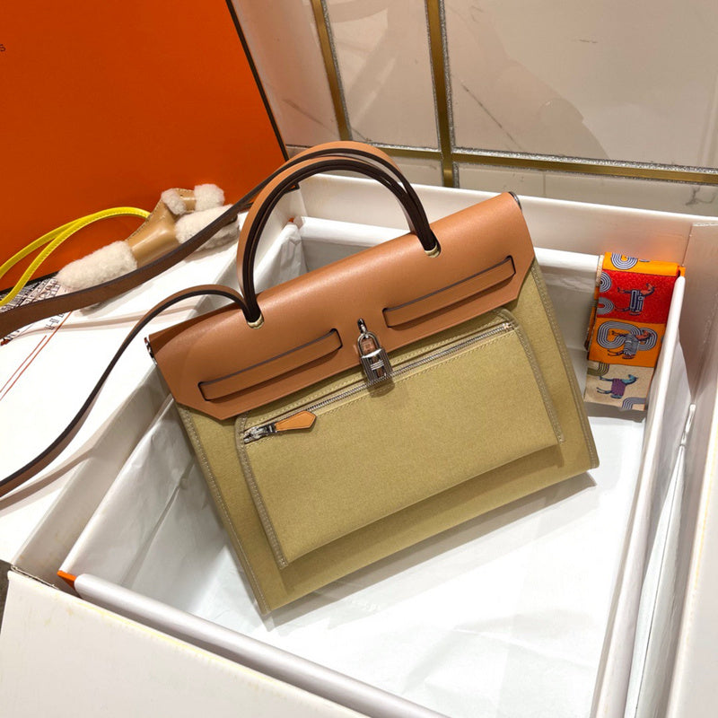Streamlined bag shown from front angle