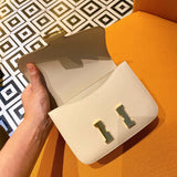 Close-up detail of refined bag design