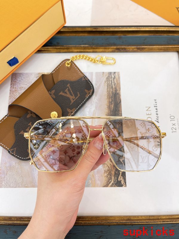 Front view of Louis Vuitton unisex sunglasses
