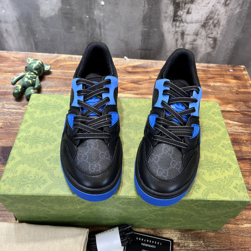 Gucci classic monochrome luxury sneakers view 8 retro runner design
