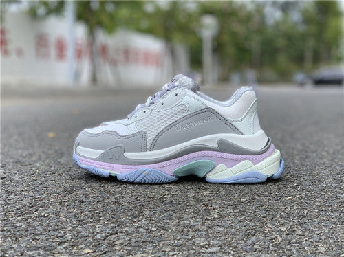 Balenciaga Grey Chunky Platform Sneakers - Lifestyle Styling Shot