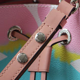 Top view of sleek modern women's handbag – women's statement bag