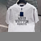 Front view of Louis Vuitton cotton t-shirt with monogram-inspired silhouette