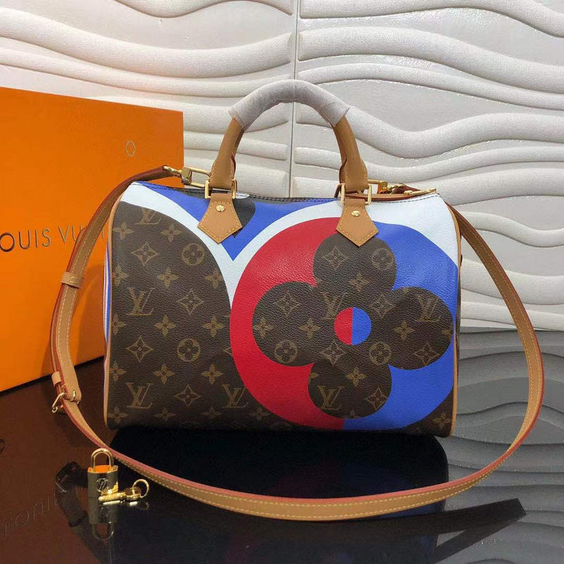 Front view of signature polished women's handbag – women's luxury accessory
