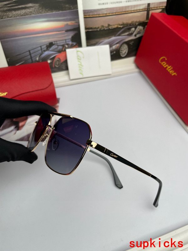 Lifestyle view of Cartier unisex sunglasses