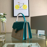 Bold Premium PU Leather Handbag - Versatile Everyday Design | Women's Statement Accessory #1723 - alternate angle view (image 8) of designer-inspired handbag