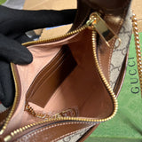 Close-up detail of sleek bag design