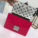 Top view of structured modern women's handbag – women's statement bag