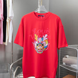 Back view of Louis Vuitton cotton t-shirt with relaxed-fit cut