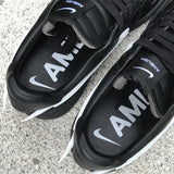 Nike fresh white-and-black luxury sneakers view 13 signature lace-up style